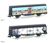Hobbytrain H24663 - N - Schiebewandwagen Graffiti Edition, SBB, Ep. VI - Wagen 3